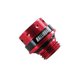 Brand New Jdm Ralliart Emblem Brushed Red Engine Oil Filler Cap Badge For Mitsubishi