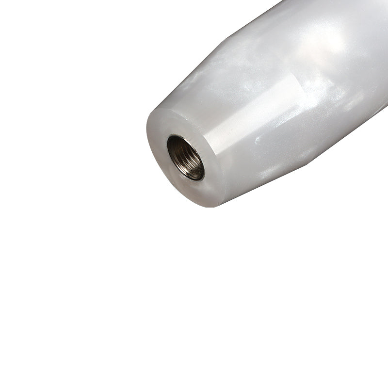 Brand New Universal White Pearl Long Stick Manual Car Gear Shift Knob Shifter M8 M10 M12