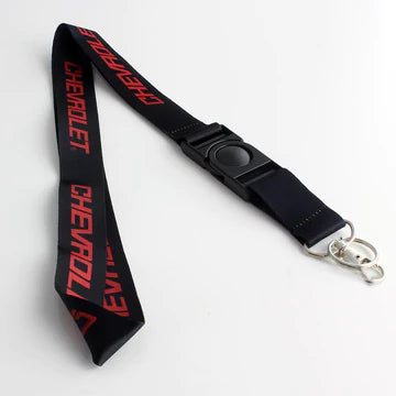 BRAND NEW Chevrolet Car Keychain Tag Rings Keychain JDM Drift Lanyard Black