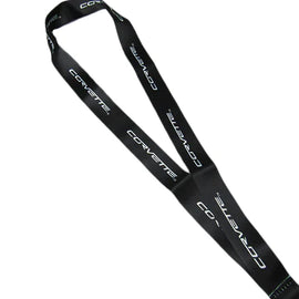 BRAND NEW CORVETTE Car Keychain Tag Rings Keychain JDM Drift Lanyard Black
