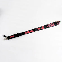 Load image into Gallery viewer, BRAND NEW GMC Car Keychain Tag Rings Keychain JDM Drift Lanyard Black