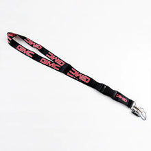 Load image into Gallery viewer, BRAND NEW GMC Car Keychain Tag Rings Keychain JDM Drift Lanyard Black