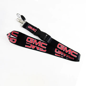 BRAND NEW GMC Car Keychain Tag Rings Keychain JDM Drift Lanyard Black