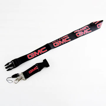BRAND NEW GMC Car Keychain Tag Rings Keychain JDM Drift Lanyard Black