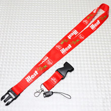 Load image into Gallery viewer, BRAND NEW ILLEST BRIDE Car Keychain Tag Rings Keychain JDM Drift Lanyard Red