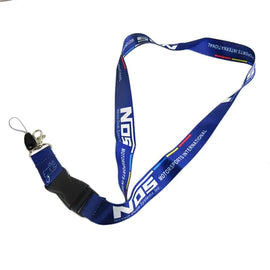 BRAND NEW NOS Car Keychain Tag Rings Keychain JDM Drift Lanyard Blue