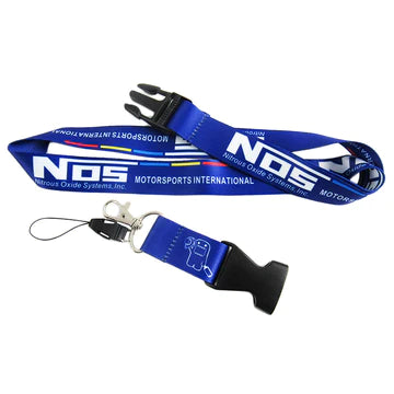 BRAND NEW NOS Car Keychain Tag Rings Keychain JDM Drift Lanyard Blue