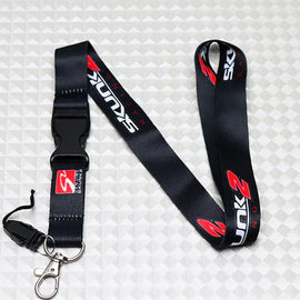BRAND NEW SKUNK2 Car Keychain Tag Rings Keychain JDM Drift Lanyard Black