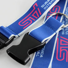 Load image into Gallery viewer, BRAND NEW SUBARU STI IMPREZA JDM Car Keychain Tag Rings Keychain JDM Drift Lanyard