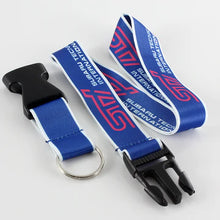 Load image into Gallery viewer, BRAND NEW SUBARU STI IMPREZA JDM Car Keychain Tag Rings Keychain JDM Drift Lanyard