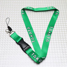 Load image into Gallery viewer, BRAND NEW TAKATA JDM Car Keychain Tag Rings Keychain JDM Drift Lanyard