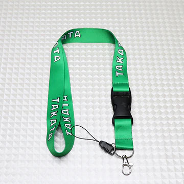 BRAND NEW TAKATA JDM Car Keychain Tag Rings Keychain JDM Drift Lanyard