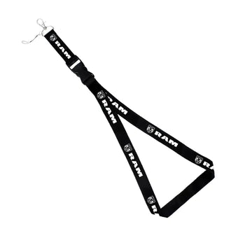 BRAND NEW Dodge RAM Car Keychain Tag Rings Keychain JDM Drift Lanyard Black