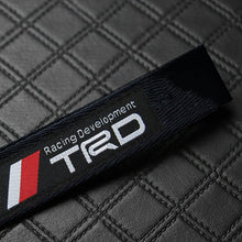 Load image into Gallery viewer, BRAND New JDM TRD Black Racing Keychain Metal key Ring Hook Strap Lanyard Universal