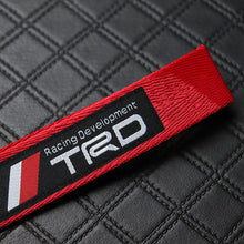 Load image into Gallery viewer, BRAND New JDM TRD Red Racing Keychain Metal key Ring Hook Strap Lanyard Universal