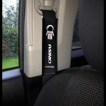 Brand New Universal 2PCS ASIMO Carbon Fiber Car Seat Belt Covers Shoulder Pad