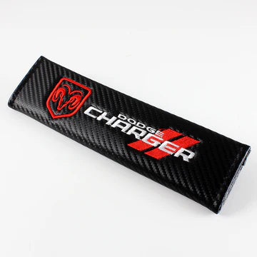 Brand New Universal 2PCS Dodge Charger Carbon Fiber Car Seat Belt
