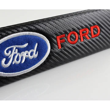 Brand New Universal 2PCS Ford Carbon Fiber Car Seat Belt Covers Shoulder Pad