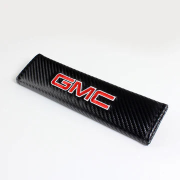 Brand New Universal 2PCS GMC Carbon Fiber Car Seat Belt Covers Shoulder Pad