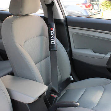 Brand New Universal 2PCS Nismo Carbon Fiber Car Seat Belt Covers Shoulder Pad