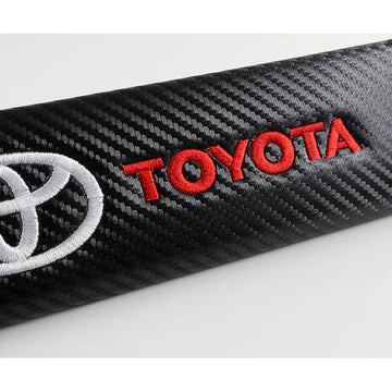 Brand New Universal 2PCS Toyota Carbon Fiber Car Seat Belt Covers Shoulder Pad