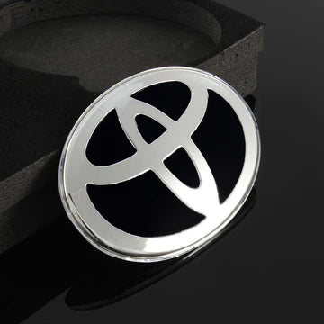 BRAND NEW JDM BLACK TOYOTA EMBLEM FOR STEERING WHEEL 47MM X 68MM