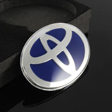 Load image into Gallery viewer, BRAND NEW JDM BLUE TOYOTA EMBLEM FOR STEERING WHEEL 47MM X 68MM