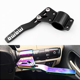 Brand New Momo Universal Car Turn Signal Lever Black Extender Steering Wheel Turn Rod Position Up
