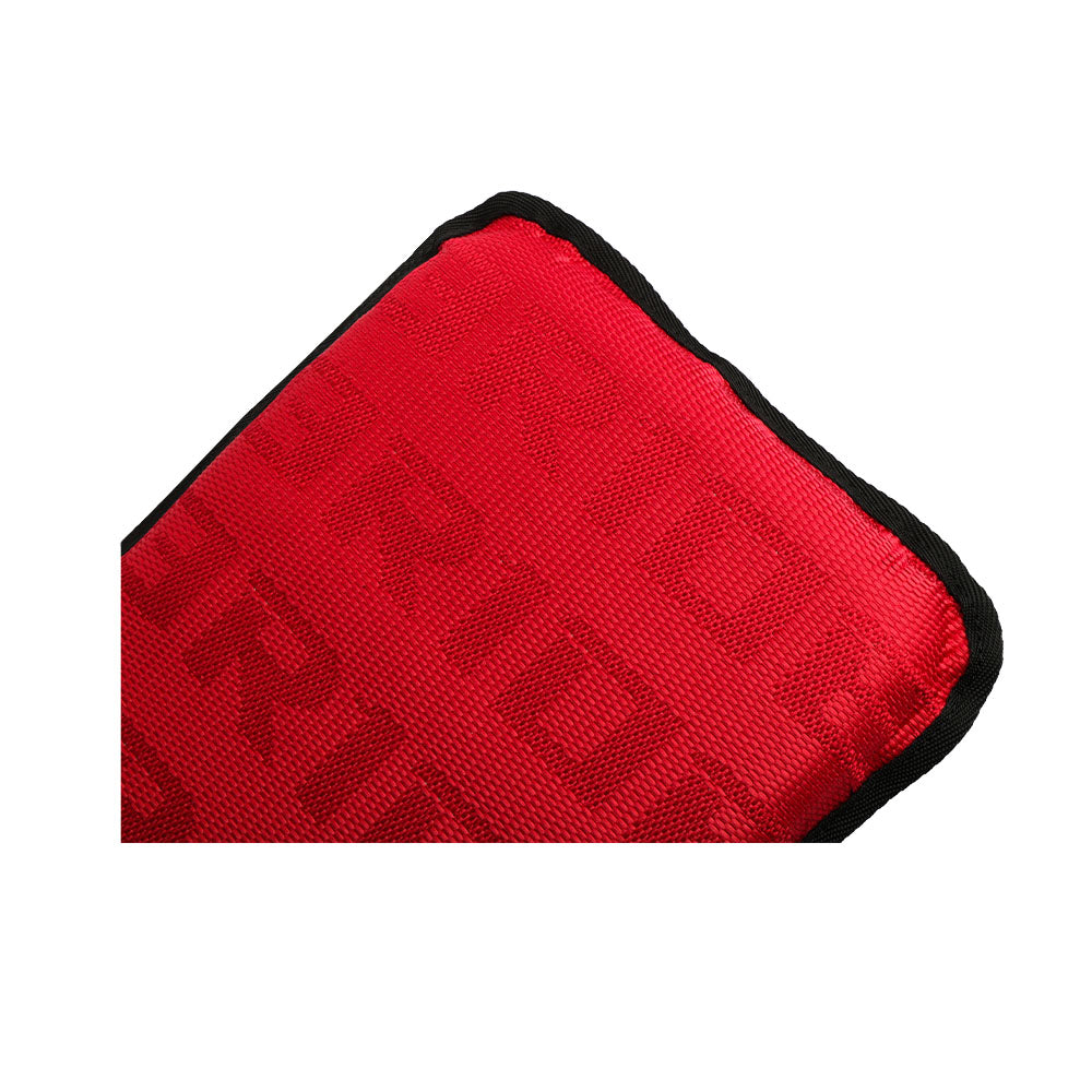 BRAND NEW BRIDE Gradation Fabric Car Armrest Pad Cover Center Console Box Cushion Mat Red