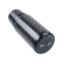 Load image into Gallery viewer, Brand New Universal Ralliart Black Real Carbon Fiber Racing Gear Stick Shift Knob For MT Manual M12 M10 M8