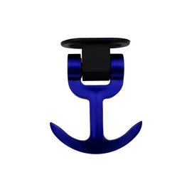 Brand New JDM Universal Front / Rear Cool Blue Track Racing Style ABS Tow Hook Ring Sticker For All Car Model