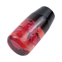 Load image into Gallery viewer, Brand New 1PCS Universal 10CM JDM Clear Red Real Flowers Manual Car Black Base Racing Stick Shift Knob M8 M10 M12