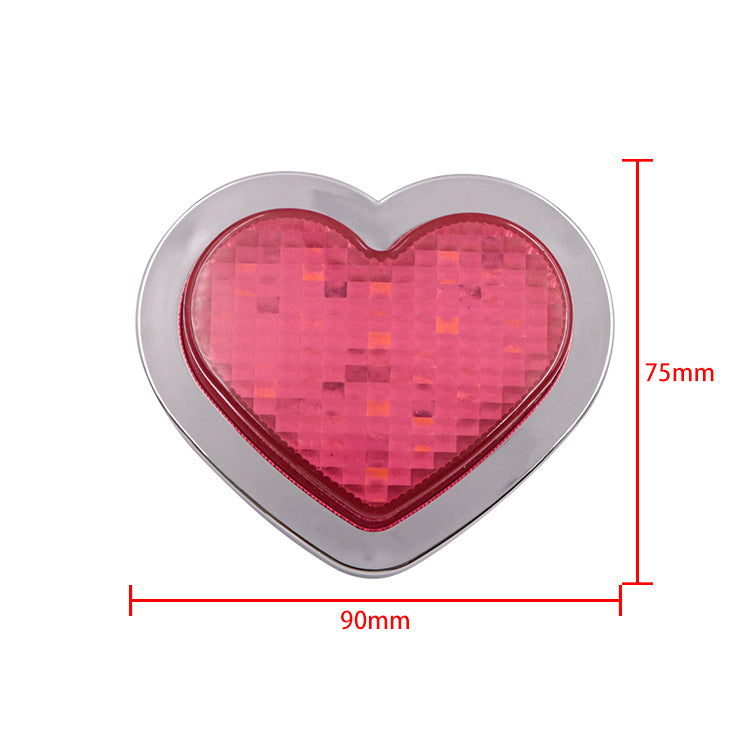 BRAND NEW 2PCS Pink Heart Shaped Side Marker / Accessory / Led Light / Turn Signal