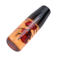 Load image into Gallery viewer, Brand New 1PCS Universal 15CM JDM Clear Red Real Flowers Manual Car Black Base Racing Stick Shift Knob M8 M10 M12