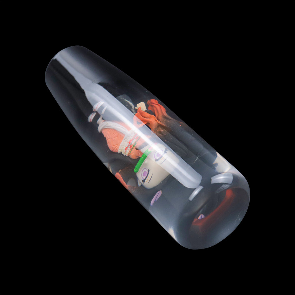 Brand New Universal Anime Character Crystal Clear Stick Car Manual Gear Shift Knob Shifter Lever Cover