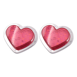 BRAND NEW 2PCS Pink Heart Shaped Side Marker / Accessory / Led Light / Turn Signal