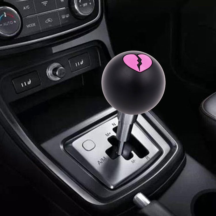 BRAND NEW JDM BROKEN HEART Gear Shifter Black Ball Manual Gear Stick Shift Knob w/ Adapters
