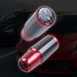 Brand New Universal Ralliart Red Real Carbon Fiber Racing Gear Stick Shift Knob For MT Manual M12 M10 M8