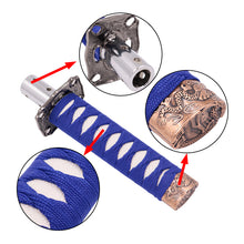 Load image into Gallery viewer, Brand New Universal Japanese Katana Samurai Sword Shift Gear Knob Lever Shifter Gear Metal Aluminum