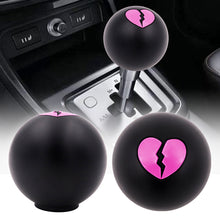 Load image into Gallery viewer, BRAND NEW JDM BROKEN HEART Gear Shifter Black Ball Manual Gear Stick Shift Knob w/ Adapters