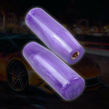 Load image into Gallery viewer, Brand New 12CM Universal Pearl Long Purple Stick Manual Car Gear Shift Knob Shifter M8 M10 M12