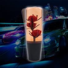 Load image into Gallery viewer, Brand New 1PCS Universal 15CM JDM Clear Red Real Flowers Manual Car Black Base Racing Stick Shift Knob M8 M10 M12