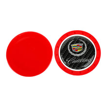 Load image into Gallery viewer, Brand New 2PCS Cadillac Real Carbon Fiber Car Cup Holder Pad Water Cup Slot Non-Slip Mat Universal