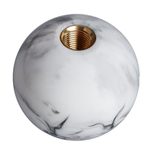Load image into Gallery viewer, BRAND NEW UNIVERSAL JDM Pearl Round Starball White/Black Manual Gear Stick Shift Knob Lever Shifter M8 M10 M12