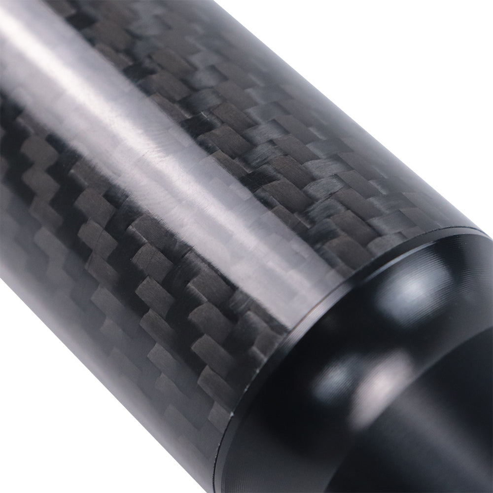 Brand New Universal Nismo Black Real Carbon Fiber Racing Gear Stick Shift Knob For MT Manual M12 M10 M8
