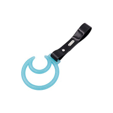 Load image into Gallery viewer, Brand New Moon Teal Glows in Dark JDM TSURIKAWA Ring Subway Train Bus Handle Strap Charm Drift