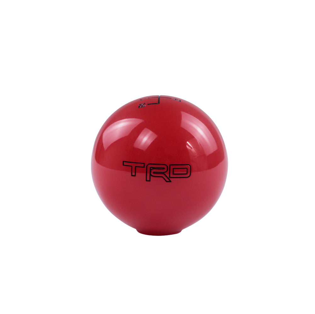 Brand New TRD Red Ball Round Shift knob 6 Speed For TOYOTA with M12 x 1.25 Adapter