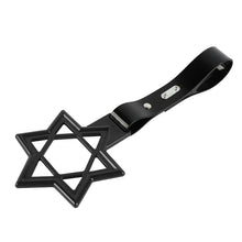 Load image into Gallery viewer, Brand New Hexagram Shaped Black JDM TSURIKAWA Subway Bus Black Handle Strap Charm Drift