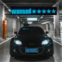 Load image into Gallery viewer, BRAND NEW WANTED 5 STARS JDM Glow Panel Electric Lamp Interior LED Light Sticker Window Flashing