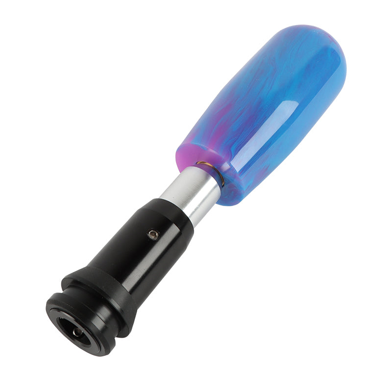 Brand New Universal JDM Blue 10CM Marble Style Stick Automatic Transmission Racing Gear Shift Knob